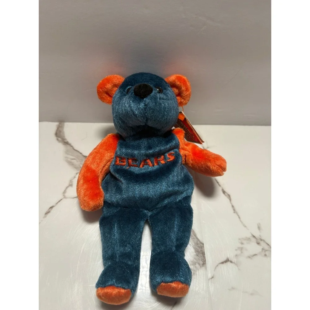 Chicago Bears Salvino's NFL Team 2000 Bammers Plush Bear Navy Orange Collectible